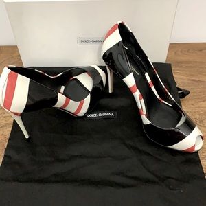 Dolce & Gabbana open toe pumps